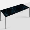 Decorative binyl of blue midnight marble to wrap tables