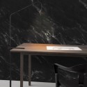 Decorative vinyl of black marble to wrap wooden furniture