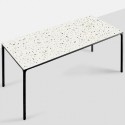 African Terrazzo - Washable vinyl self-adhesive for floor, furniture tables salon kitchen