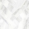 Carrara marble herringbone tiles white joints - Washable vinyl self-adhesive opaque