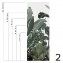 Botanical Garden - Piece 2 - leaves of banana trees, palms, monsteras. Washable vinyl self-adhesive wall furniture