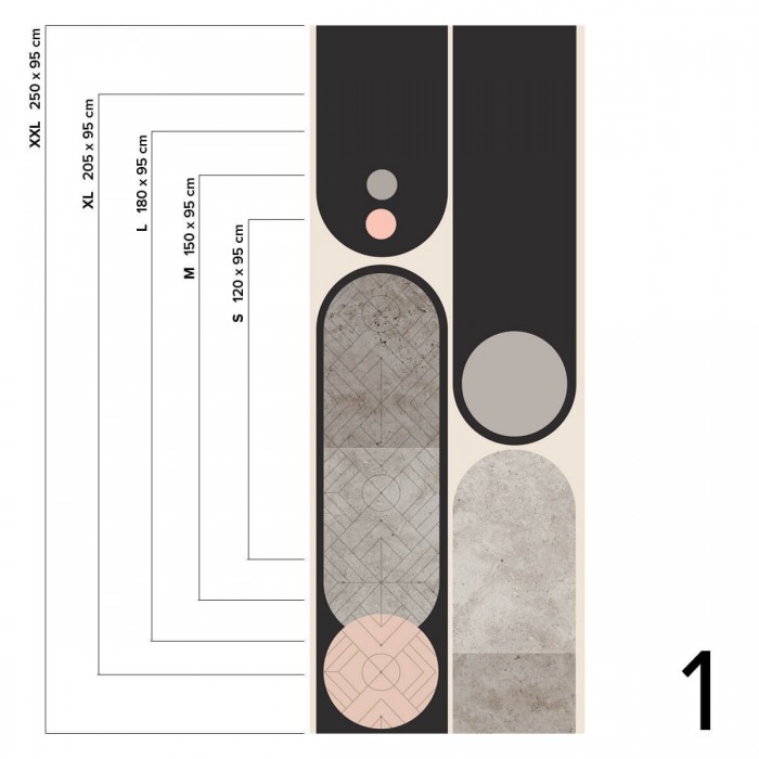 Gran Gatsby - Piece 1 - Washable selfadhesive vinyl for wall decor