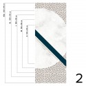 Memphis Polar - Piece 2 - Señfadhesive vinyl for kitchen and bathroom wall. Lokoloko