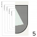 Memphis Polar - Piece 5 - Señfadhesive vinyl for kitchen and bathroom wall. Lokoloko