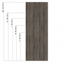 Ebony Wood African  - Washable vinyl self-adhesive for furniture and walls kitchen