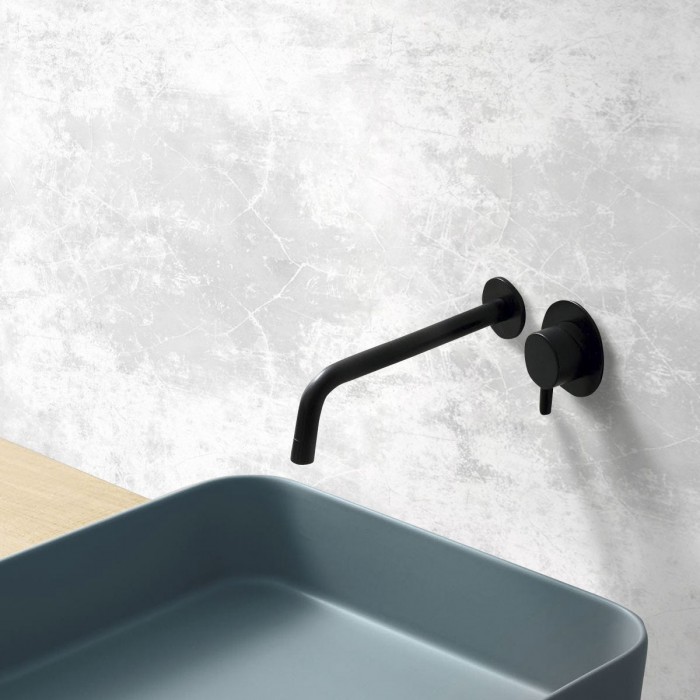 Cemento Blanco- vinilo lavable autoadhesivo opaco para paredes azulejos de baños o aseos lavabos duchalokoloko