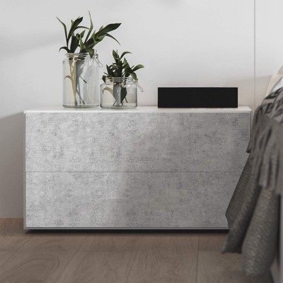 Nordic industrial concrete - washable self-adhesive opaque vynil for furniture and walls tiles bathroomlokoloko