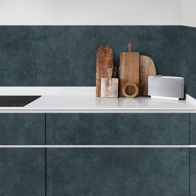Ocean concrete - washable self-adhesive opaque vynil for furniture and walls bathroom kitchen