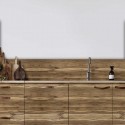 Walnut wood - sturdy washable opaque vinyl for kitchen fronts, furniture, doors, tops loko loko