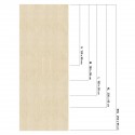 Nordic Fresno Wood - Sizes, Washable vinyl self-adhesive for furniture and floor details texture