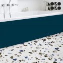  Neutral Terrazzo - washable self-adhesive vinyl laminate for bathroom furniture walls floors kitchens lokoloko