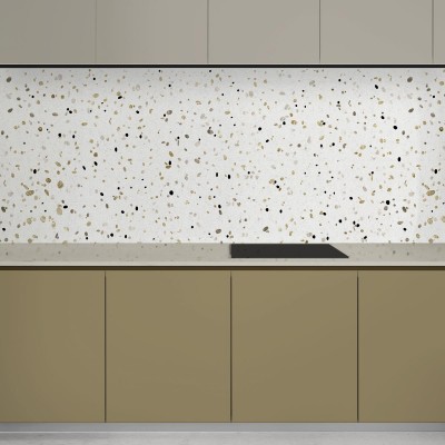 African Terrazzo - Washable vinyl self-adhesive for floor, furniture tables salon kitchen