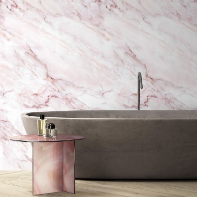  Portuguese pink marble - opaque self-adhesive washable vinyl for bathrooms kitchens furniture walls flooring lokoloko