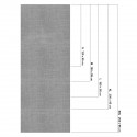 Dark gray fabric - measures opaque self-adhesive washable vinyl loko loko