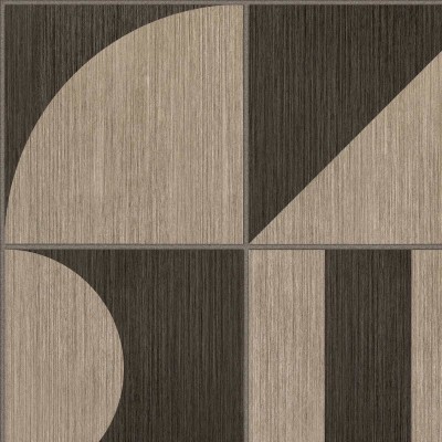  Wood tiles Boho Bauhaus - washable self adhesive vinyl laminate for furniture kitchens walls floors loko loko