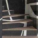 Abstraction Mural - washable opaque self-adhesive vinyl laminate for walls furniture stairs steps loko loko