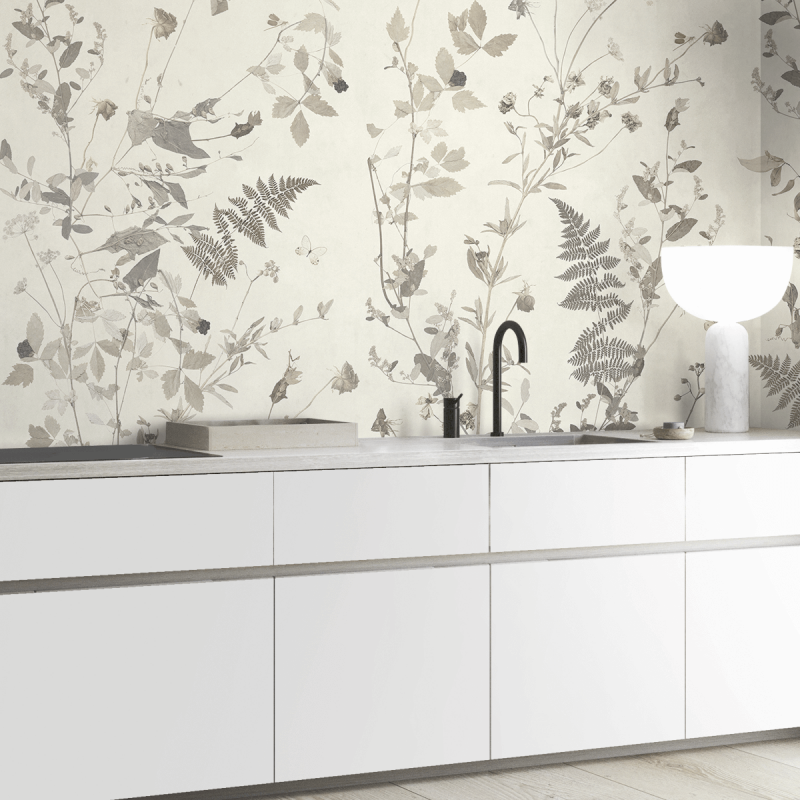 Tempus natural - Mural de vinilo autoadhesivo lavable para paredes y muebles