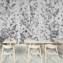 Tempus natural - Vinyl Wallpaper self-adhesive washable for furniture and walls coffee, bar, retaurant hotels, flower greys