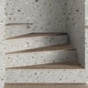 Calacatta Marble Terrazzo  - washable self-adhesive opaque vynil for furniture, floor and walls stairs lokoloko