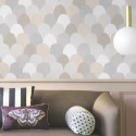 Grayfish scales - washable self-adhesive vinyl for furniture walls floors opaque laminate lokoloko detail