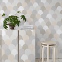 Grayfish scales - washable self-adhesive vinyl for furniture walls floors opaque laminate lokoloko detail