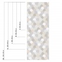 Grayfish scales - washable self-adhesive vinyl for furniture walls floors opaque laminate lokoloko sizes