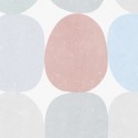 Pastel colored spheres washable self-adhesive vinyl lokoloko detail