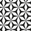 Abstract Hexagons 3 modern washable self-adhesive vinyls lokoloko detail