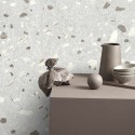 Terrazzo Marble Calacatta - eco sinpvc self-adhesive paper to decorate walls minimalist corridors japandi lokoloko