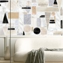 Big 2 Terrazzo  - Self-adhesive eco-friendly PVC-free wallpaper for living rooms bedrooms halls corridors lokoloko 