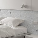 Venecia Terrazzo - eco self-adhesive paper to decorate walls halls gray marble minimal lokoloko