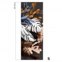 Bohemia - piece 5 - self-adhesive ecological free pvc wall mural. vegetal style, abstract, colorful bedroom, hall, salon