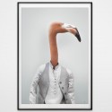 Flamingo-model-poster-for-decoration-modern-interior-exterior-washable-lokoloko