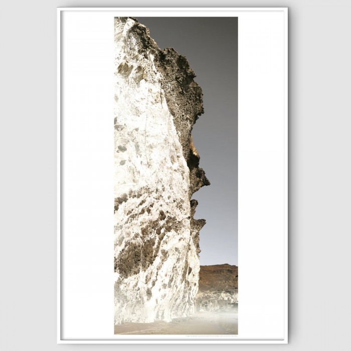 Póster fotográfico en material satinado de playa volcánica en el Parque de Cabo de Gata Níjar, color. Vertical. Lokoloko