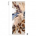 Glam - piece 2 - self-adhesive ecological free pvc wall mural. vegetal style, abstract, colorful bedroom, hall, salon
