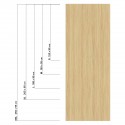Wood Bergen - washable self-adhesive vinyl for kitchens, countertops, doors, appliances- all sizes