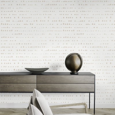 Serene Earth - pattern black and white self-adhesive Eco-friendly PVC-free. style nordic