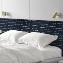 Serene Night  -pattern black and white self-adhesive Eco-friendly PVC-free. for walls bedrooms lokoloko