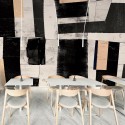 Tapies - complete wall mural - Washable vinyl self-adhesive for walls furniture restaurants abstract art lokoloko
