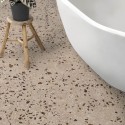 Beneto Terrazzo - washable self-adhesive vynil for floor bathroom earthtones minimal brown mediterranean style