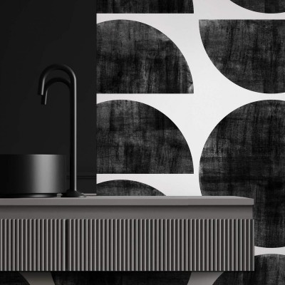 Ritmo - piece 1 - Washable vinyl self-adhesive for walls kitchen and furniture bathroom
