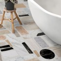 Big Terrazzo 2 - Self adhesive vinyl for bath floor decor.