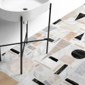 Big Terrazzo - Self-adhesive vinyl for bathroom floor