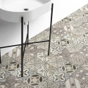Mosaic of hydraulic tiles 1 - Vinyl for bathroom floor