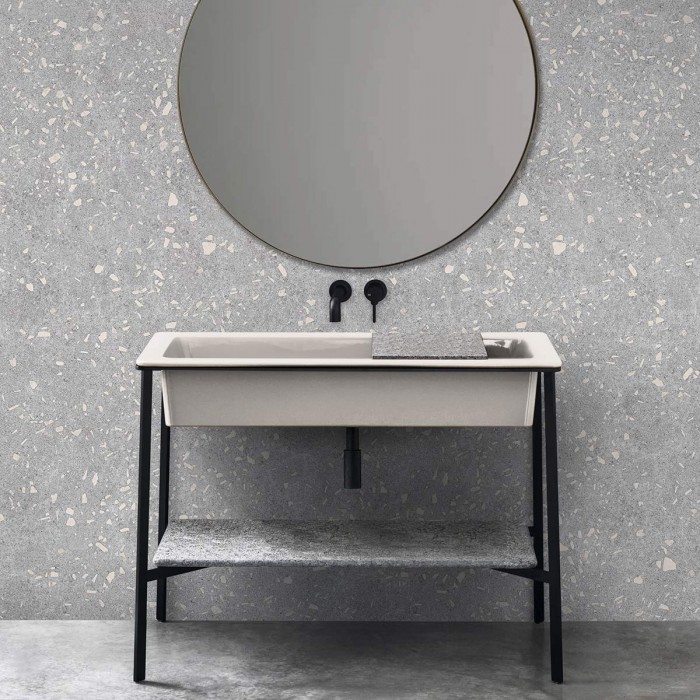Terrazo Venice - vinilo lavable, autoadhesivo y opaco para paredes de baños, aseos o duchas. Diseño lokoloko