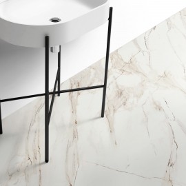 Mármol Calacatta Oro - Vinilo autoadhesivo lavable para paredes y muebles