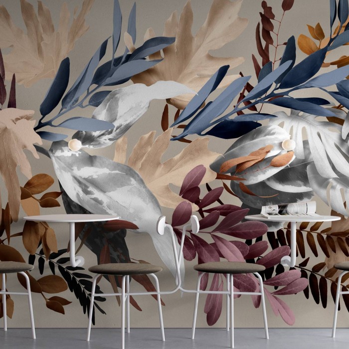 Glam - Eco-friendly self-adhesive wallpaper mural for dining room restaurant living-room - Lokoloko