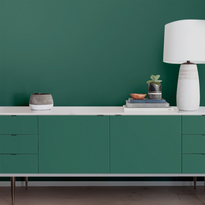 Color Verde Aquamarina - Vinilo lavable autoadhesivo para proteger y renovar paredes y muebles. Lokoloko