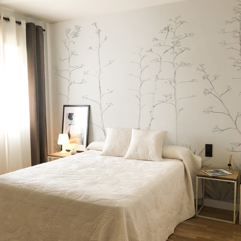 Mural Pita: en papel pintado ecologico autoadhesivo para paredes lisas de dormitorios. Lokoloko