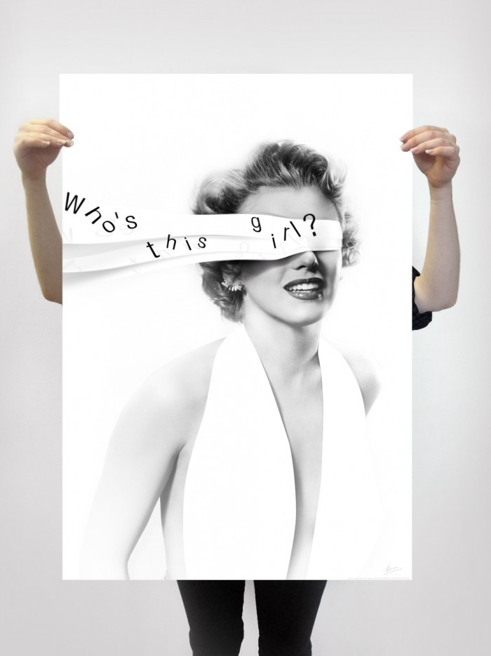 Marilyn monroe photo poster
